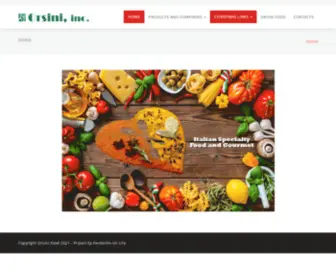 Orsinifood.com(Italian Specialty Food and Gourmet) Screenshot