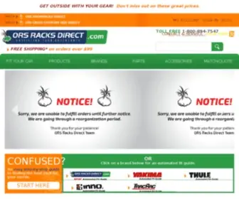 Orsracksdirect.com(Discount Yakima Thule Roof Rack) Screenshot