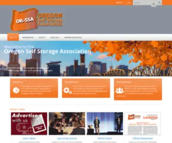 Orssa.org(Oregon Self Storage Association) Screenshot