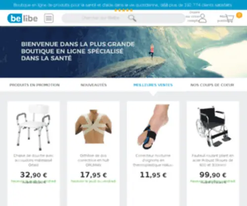 Ortaid.fr(Votre boutique d'orthopedie en ligne sur internet) Screenshot
