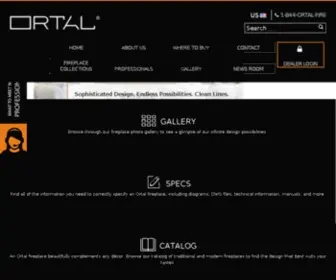 Ortal-Heat-USA.com(Modern Fireplaces) Screenshot