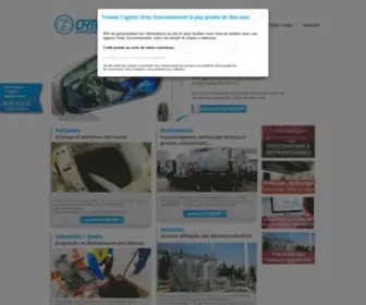Ortec-Environnement.fr(Page d'accueil) Screenshot