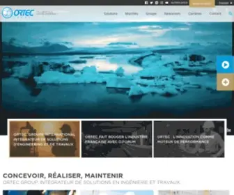 Ortec.fr(Groupe international de solutions d'ing) Screenshot