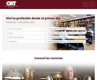 ORT.edu.uy(Universidad ORT Uruguay) Screenshot