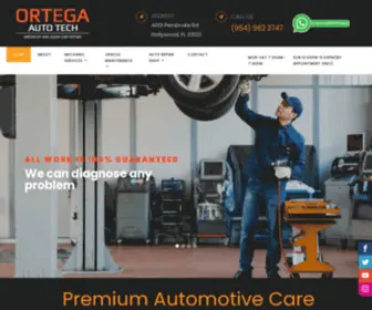 Ortegaautotech1.com(Auto Repair Shops Hollywood) Screenshot