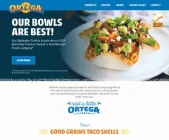Ortega.com(Refried Beans) Screenshot