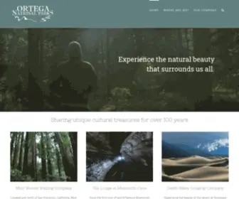 Ortegaparks.com(Sharing America's Beauty) Screenshot