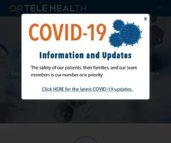 Ortele.com(Specialty Medical Care from anywhere) Screenshot