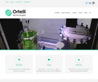 Ortellitechnologies.com(Ortelli Technologies) Screenshot