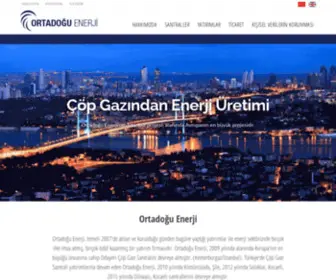 Ortenerji.com(Ortadoğu Enerji) Screenshot