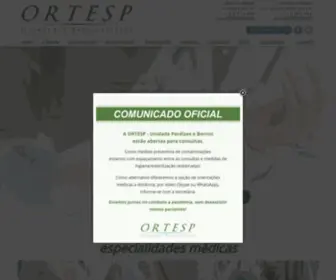 Ortesp.com.br(Ortopedia Especializada) Screenshot