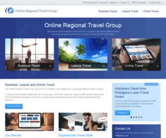 ORTG.co.uk(Online Regional Travel Group (ORTG)) Screenshot