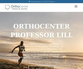 Ortho-Center.eu(Praxis für Orthopädie & Sportmedizin in München) Screenshot