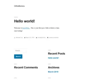 Orthobionics.net(Your source for McDavid) Screenshot