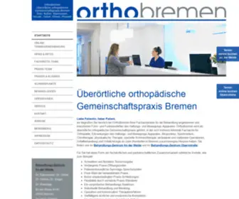 Orthobremen.de(Orthopädie) Screenshot