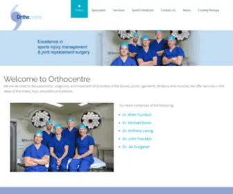 Orthocentre.com.au(Excellence in sports injury management and joint replacement surgery) Screenshot