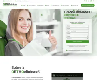 Orthoclinicas.com(Franquia Odontológica) Screenshot