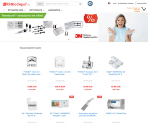 Orthodepot.ro(OrthoDepot Shop RO ) Screenshot