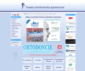 Orthodont-CZ.cz(ČESKÁ ORTODONTICKÁ SPOLEČNOST) Screenshot