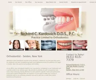 Orthodontist-Brookhaven.com(Richard Kardovich Orthodontics) Screenshot