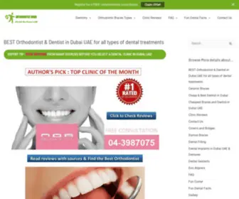 Orthodontist-Dubai.com(Best Orthodontist in Dubai) Screenshot