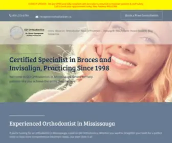 Orthodontistmississauga.com(Orthodontist Mississauga) Screenshot