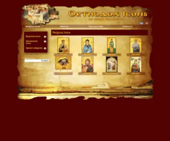 Orthodox-Icons.eu(Orthodox Icons) Screenshot