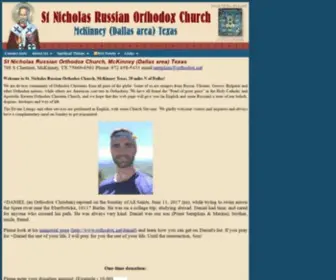 Orthodox.net(St Nicholas Russian Orthodox Church) Screenshot