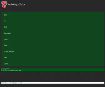 Orthodoxcelts.com(Irish Folk Rock Band) Screenshot
