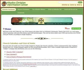 Orthodoxinfo.com(Orthodox Christian Information Center) Screenshot