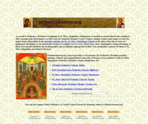 OrthodoxKansas.org(OrthodoxKansas) Screenshot