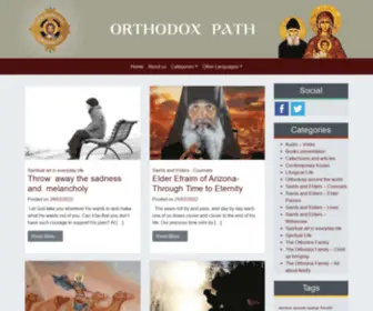 Orthodoxpath.org(The Orthodox Path) Screenshot