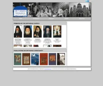 Orthodoxresearchinstitute.org(The Orthodox Research Institute) Screenshot