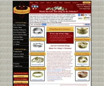 Orthodoxrings.com(Greek Wedding Bands) Screenshot