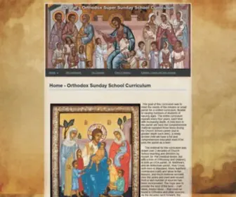 Orthodoxsundayschool.org(Pat's Orthodox Super Sunday School Curriculum) Screenshot