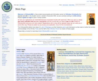 Orthodoxwiki.org(Orthodoxwiki) Screenshot