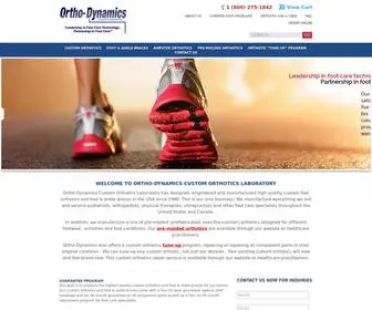 Orthodynamics.com(Ortho-Dynamics Orthotics Laboratory) Screenshot