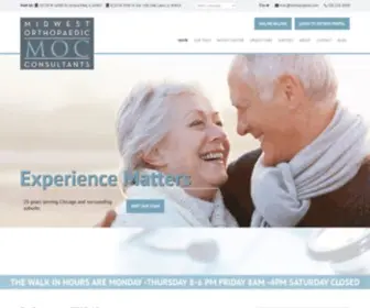 Orthoexperts.com(Midwest Orthopaedic Consultants) Screenshot