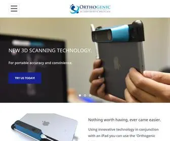 Orthogeniclab.com(3D Laser orthotics specialists) Screenshot