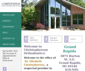 Orthogr.com(Home l Christopherson & Caldwell Orthodontics l Grand Rapids MI) Screenshot