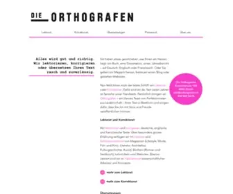 Orthografen.ch(Lektorat & Übersetzungen) Screenshot