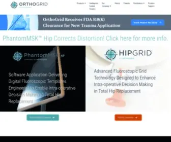 Orthogrid.com(OrthoGrid Systems) Screenshot