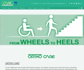 Orthoimplants.com(ORTHO CARE) Screenshot