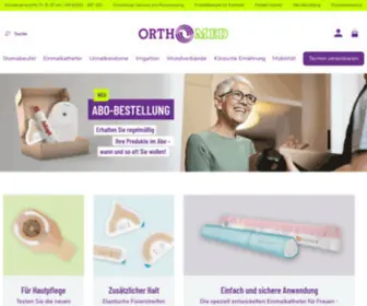 Orthomed.de(Sanitätshaus und Homecare in Leipzig und München) Screenshot