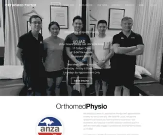 Orthomedphysio.com(Orthomed Physio) Screenshot