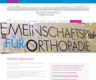 Orthopaede-Bogenhausen.de(Startseite) Screenshot