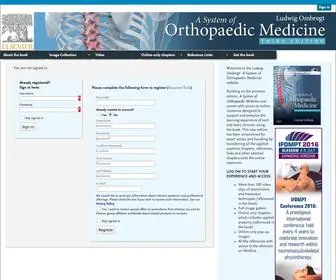 Orthopaedicmedicineonline.com(Elsevier) Screenshot