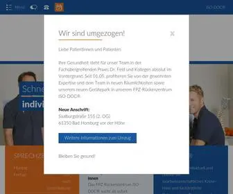 Orthopaedie-Bad-Homburg.com(Fachübergreifende Praxis für Orthopädie und Unfallchirurgie Dr) Screenshot