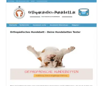 Orthopaedisches-Hundebett-24.de(Orthopädisches) Screenshot