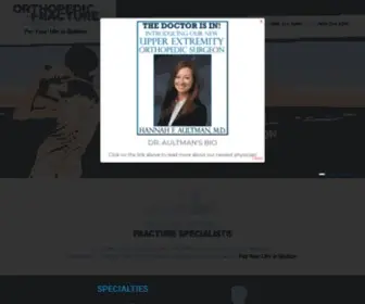 Orthopedicandfracturespecialists.com(Orthopedic & Fracture Specialists) Screenshot